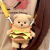 MDUG阿贝贝玩偶网红汉堡小熊衣服莉莉公仔玩具可爱娃娃毛绒生日礼物玩 莉莉小熊薯片柠檬味 28厘i米活动特价-