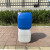 京采无忧 塑料化工桶 加厚塑料油桶方桶储水桶堆码桶 10L升方桶直把蓝色