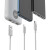 品胜（PISEN） 适用于双苹果数据线二合一快充线苹果5/6/7/8iPhoneXs Max铝合金充电器线 苹果/Type-C二合一1米线