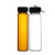 迈恻亦样品瓶透明棕色化工实验室液体展示储液瓶小号玻璃瓶带塑料盖密封 60ml 棕色