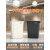 长方形户外垃圾桶2024新款带盖大容量厨房商用餐饮厨余办公室 100L灰色正方形桶(带盖)