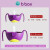 b.box 澳洲 婴儿童三合一大号吸管碗 480ML+叉勺套装  葡萄紫