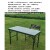 程篇 1.6米便携式野zhan桌 野外训练折叠桌 军绿色便携式指挥桌椅一桌一椅