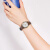 卡西欧（CASIO）手表女 指针系列 时尚简约石英女表 防水学生考试表考试手表 LTP-V005GL-7A