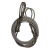 钢丝绳索具吊具起重工具手工插编钢丝绳双扣起重绳定制 13毫米 6米 (1.5吨)