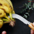 超锋利不锈钢菠萝刀水果刀小刀小弯刀香蕉刀水果刀削皮刀 短水果刀 两把装