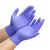 嘉湛力一次性丁腈手套加厚耐用手套 劳保实验室橡胶丁晴手套 紫色