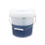 20升塑料桶带刻度线10L5半透明白色桶奶茶店带刻度塑料水桶盖定制 20L半透明桶(刻度是贴的)