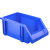 DEDH丨蓝色零件盒工具物料收纳盒；350*200*150