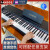 梵蒂格（FANDGE）梵蒂格电钢琴88键重锤家用初学者幼师f819便携式专业考级电钢f818 气质88键力度黑 蓝牙 单踏