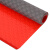 星期十 400mm×600mm红色双层加厚铜钱纹2.5mm厚 防滑垫防水塑胶地垫橡胶地板垫定制