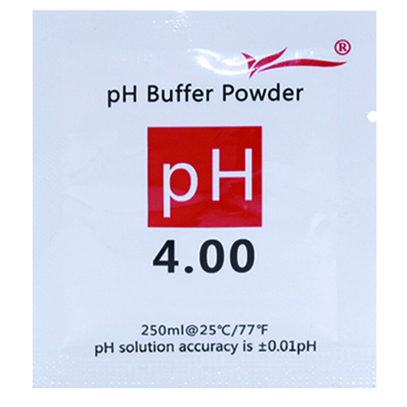 谦创诚 PH计校准液校正粉末标定液标准溶液缓冲剂  4.0（50包）（新旧包装随机发） 