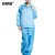 安赛瑞 分体服 S 蓝色 适合身高155-160cm 导电纤维分体工作服套装 10964