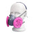 3M 防尘面具7501+2097 3件套 喷漆用有机蒸气防尘工业粉尘电焊烟面罩
