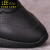 LEENGAO品牌皮鞋 新款男鞋真皮运动鞋男士休闲皮鞋跑步鞋软底透气鞋高端 黑色 38