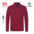 万星威（Munsingwear）23高尔夫服装男士长袖T恤新运动Polo衫上衣 红色 S