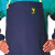 威特仕帆布电焊围裙33-8042 烧焊防火花耐磨防烫耐磨阻燃牛皮焊工服 海军蓝 91cm