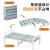 LISM适用于钢丝床单人折叠办公室午睡简易双人出租房便携午休木板床 经典银灰-圆管加厚款（0.90
