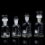 海斯迪克 HKCL-621 溶解氧瓶 实验室具塞玻璃培养污水瓶水样瓶 透明双盖250ml 