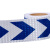 沸耐笙 FNS-24816 箭头晶格反光贴安全警示胶带 白蓝5cm宽*25m长 1卷