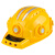 诺坎普带风扇安全帽充电蓝牙空调工地头盔太阳能帽夏季降温神器成人护具 黄色 国标蓝牙款三风扇12000 续航16-60小