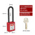挂牌锁LOTO隔离工业安全绝缘锁个人设备上锁能量工程安全挂锁 25mm绝缘主管