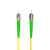 蓝邮 光纤跳线 ST-ST 单模单芯 黄色 3m ST/UPC-ST/UPC-3M