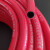 6mm8mm氧气管焊割气割高压耐磨带橡塑气动软管三胶两线氧气乙炔管 红色内径8毫米10米+2卡箍