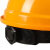 际华101001 ABS豪华型V型旋钮帽衬安全帽 1顶 黄色 