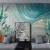 蓝鱼（LANYU）现代简约电视背景墙壁布 抽象墙纸卧室艺术墙布定制壁画 透气整张-无纺布