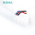 伊莱科（ELECALL)波纹管PP材质防水阻燃软管穿线管 白色/AD28.5/内径23mm/50米/开口/1卷装