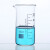欧杜（oudu） 高硼硅刻度玻璃高型烧杯实验器材 LG高型玻璃烧杯400ml(2个)