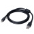 三菱GOT1000/GT11/GT15触摸屏编程电缆数据下载线GT09-C30USB-5P 透明蓝USB-MiniT型口 3m