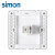 西蒙（SIMON）开关插座面板电脑网线网络86型墙壁电源暗装插座C20系列雅白色 电脑插座（五类）