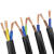 鹏贺 电线电缆 RVV 2*0.5平方国标两芯电线铜芯软线护套线电源线 50米价