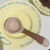 宜乐舒陶瓷袜子勺家用长柄高颜值少女日式粗陶复古子调羹勺子商用简约拼 日式长柄陶瓷勺紫色