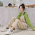 恺吉锐新款女学生韩版宽松休闲高腰连体吊带裤 军绿色 背带裤（单件) XS (65-80斤)