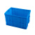物料盒 加厚塑料周转箱长方形储物收纳箱子带盖防潮箱可叠加大号 E4长55cm*宽41cm*高26cm