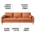 【送货上门】密可罗西科技布沙发小户型客厅双人三人现代简约免洗服装店公寓网红款 米白色 三人1.7m(送两个抱枕)