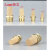 SL铜质长头气动消音器 消声器宝塔尖头型1分2分3分4分SL-01/02/03 3分 G3/8
