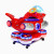 顽北乐（wanbeile）新款梦幻战机摇摇车电动投币商用扫码款儿童摇摆机MP5动画摇摇马 红色梦幻战机普通版