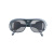 谋福 牛皮焊工帽电焊防护面罩氩弧焊切割焊接防护帽 灰色眼镜5个 电焊面罩