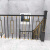 奇步空心铁艺立柱护栏飘窗栏杆实木楼梯扶手室内家用现代极简意式轻奢 空心铁艺双色单杆
