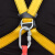 欧式安全带国标五点式安全带全身式安全带高空耐磨安全绳直销 双小钩欧式（无缓冲包）