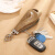 斐曼汽车钥匙包男式真皮多功能创意小鸟匙钥包女腰挂零钱包个性锁匙包 木槿紫