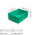 储物盒塑料周转箱五金零件收纳盒收纳箱螺丝盒长方形 4号周转箱-绿色405*305*150