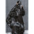 画章披风卫衣男暗黑机能国潮假两件披肩男女休闲连帽套头外套 黑色 M100斤到130斤