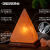 喜马拉雅盐灯岩石灯盆金字塔方型天然创意鸽血红夜灯卧室水晶灯 精选10-12斤