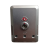 TSA007行李箱锁YIF锁铝框箱扣锁箱包密码锁拉杆箱配件TSA16138B锁 TSA16138J银色两孔锁一个 MONSCA