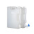 塑料方桶户外车载放水桶龙头瓶PP级便携储水瓶进口ASONE 5L(不带龙头款)